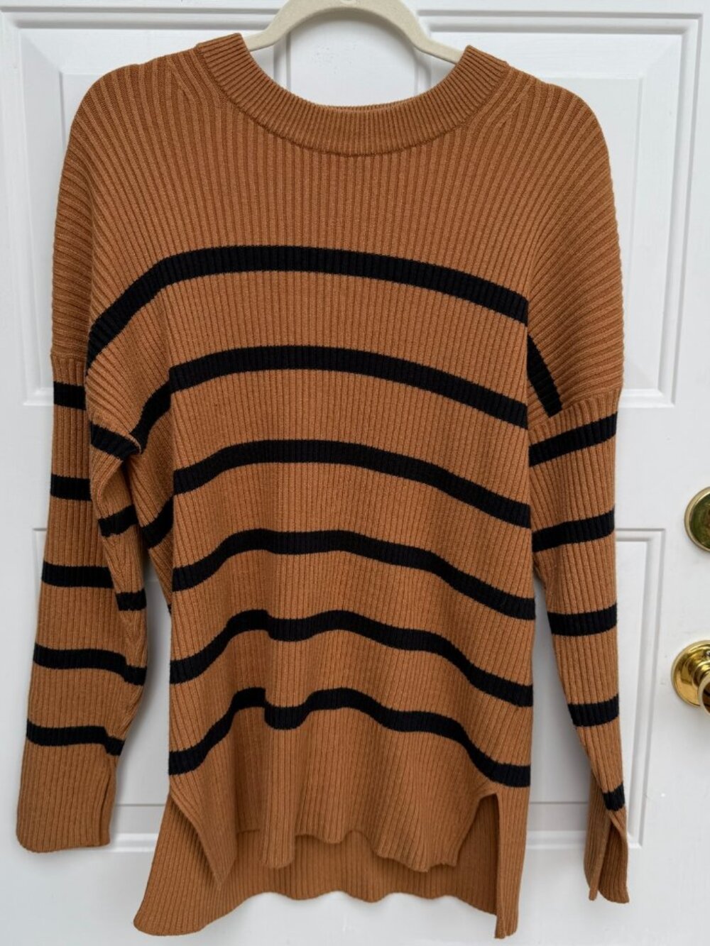Abercrombie & Fitch Striped Ribbed Sweater Size M